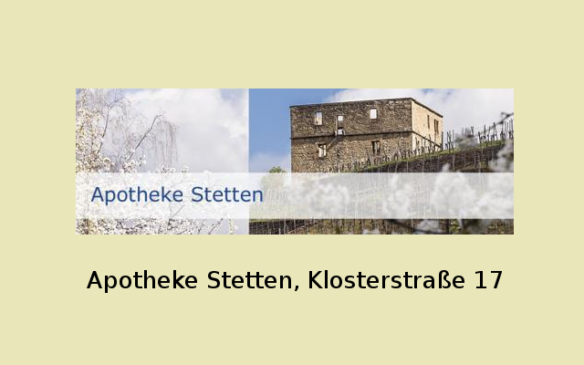 Apotheke Stetten